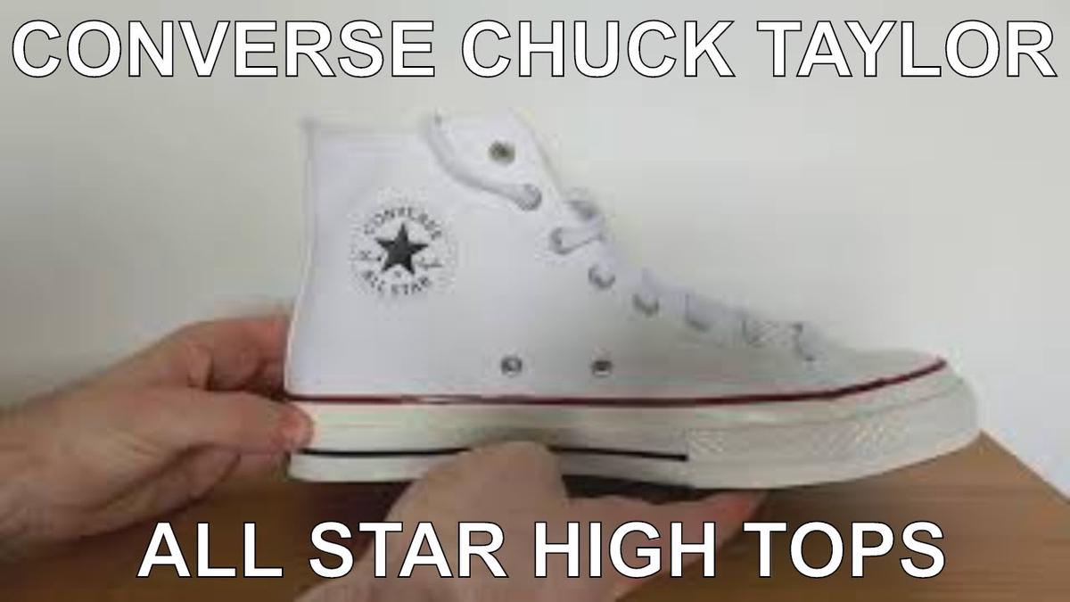 'Video thumbnail for Converse Chuck Taylor All Star High Tops | Quick Look | 360° Tour | Converse Shoes Review'