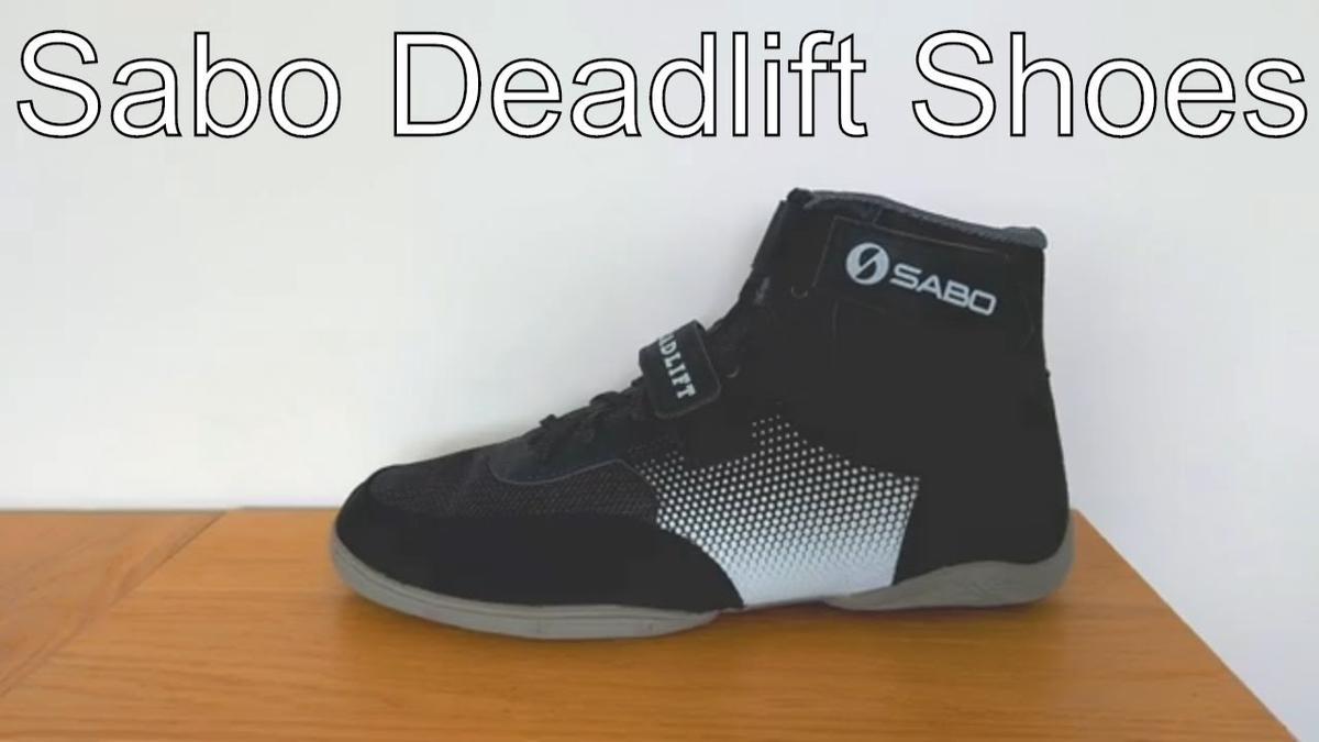 'Video thumbnail for Sabo Deadlift Shoes | Quick Look | 360° Tour | Powerlifting Shoes Review'