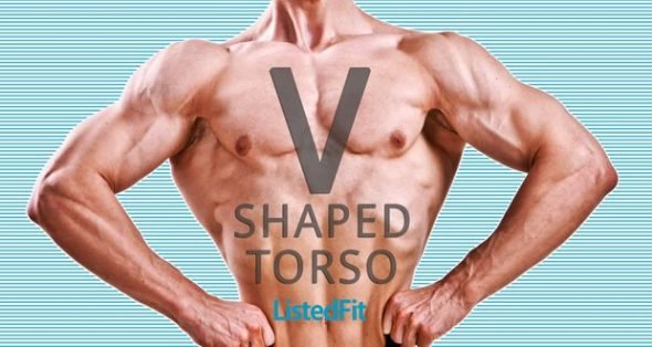 v shape body male