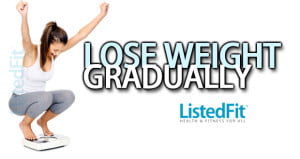 losing weight the gradual approach calorific deficit
