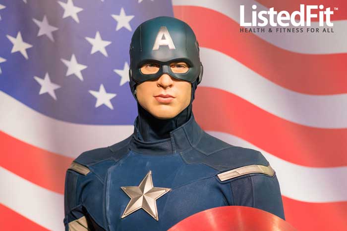 Captain America Workout - Get a Superhero Body 1 captain-america-workout-listedfit.com
