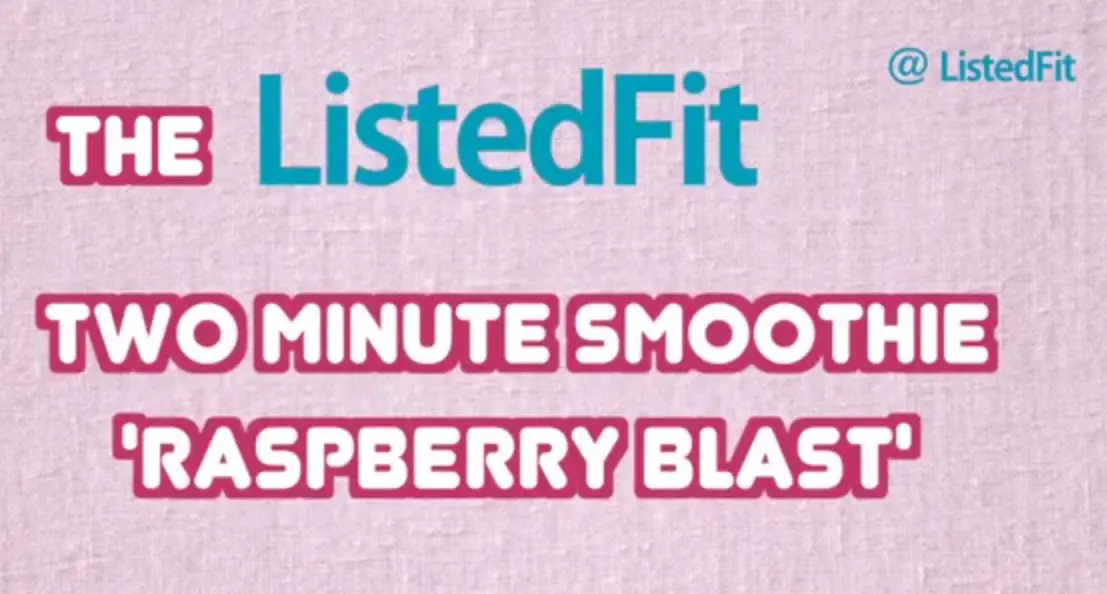 Quick Smoothie Recipe: Raspberry Blast