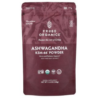 So You Wanna Try Ashwagandha? 2 Tribe Organics Ashwagandha KSM-66 Powder pouch