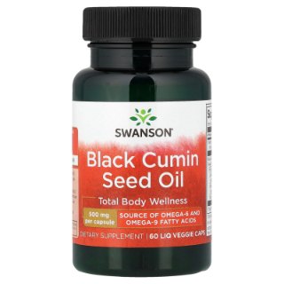 Swanson Black Cumin Seed Oil capsules