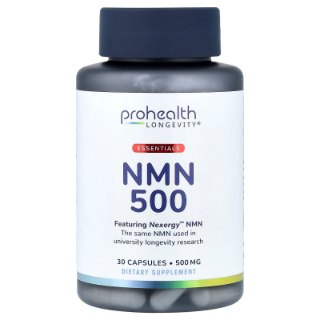 NMN: Where I'd Start 3 ProHealth Longevity Essentials NMN 500 capsules