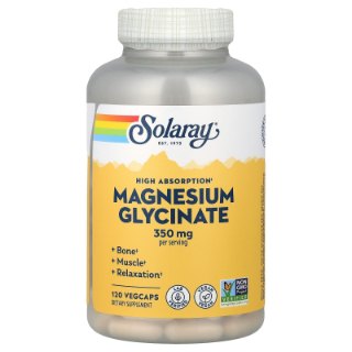 Solaray High Absorption Magnesium Glycinate capsules