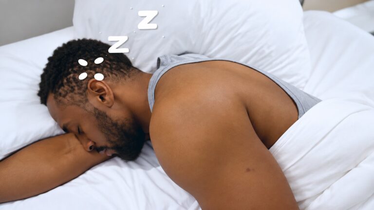 Stuart asleep after taking ashwagandha